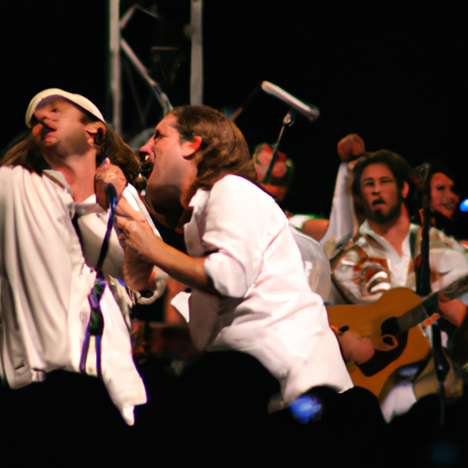 תמונה של להקה ישראלית בהופעה בפסטיבל מוזיקה עמוס, הממחישה את המשיכה העולמית שלה.